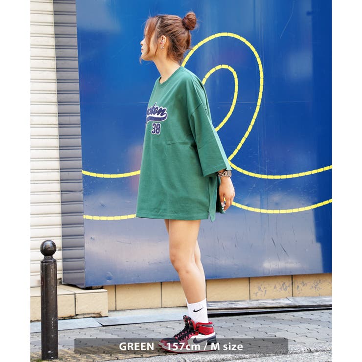 tシャツ 「a.n.l」微起毛オーバーサイズプルオーバー レディース tシャツ 「a.n.l」微起毛オーバーサイズプルオーバー レディース