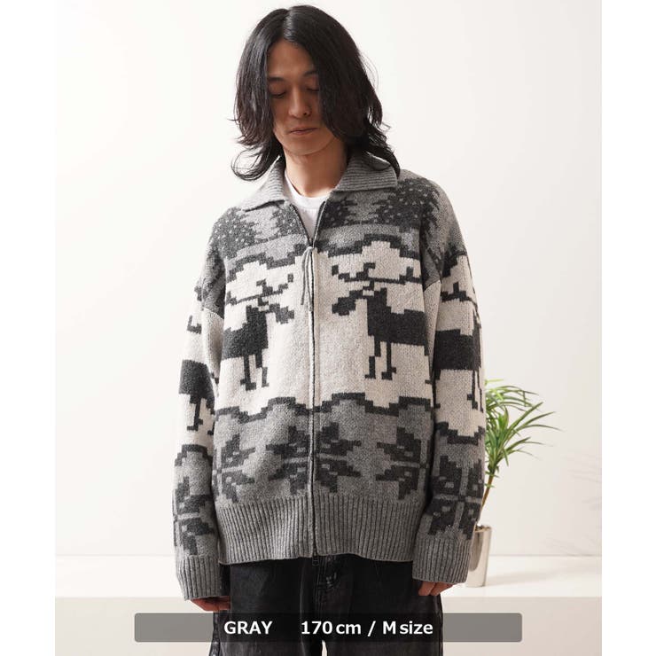 カウチン ニット ダブルジップ | ONE 4 PREMIUM | 詳細画像5 