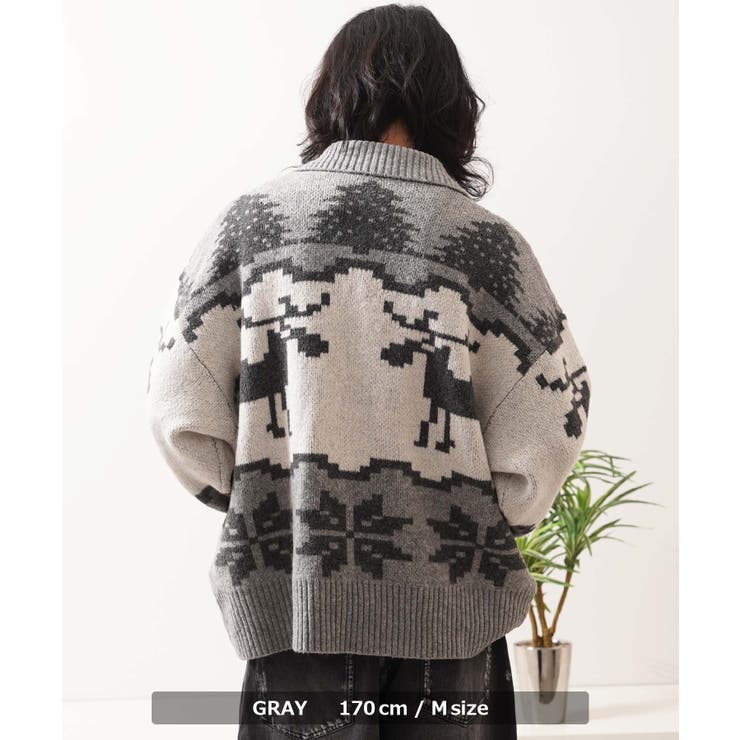 カウチン ニット ダブルジップ | ONE 4 PREMIUM | 詳細画像7 