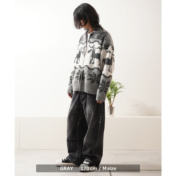 カウチン ニット ダブルジップ | ONE 4 PREMIUM | 詳細画像8 