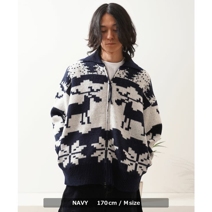 カウチン ニット ダブルジップ | ONE 4 PREMIUM | 詳細画像9 