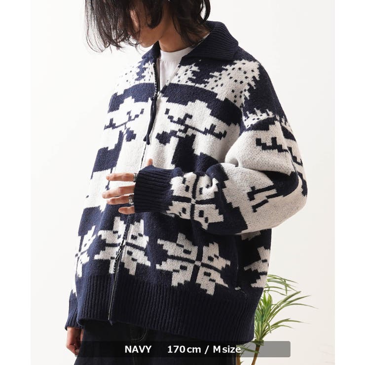 カウチン ニット ダブルジップ | ONE 4 PREMIUM | 詳細画像13 