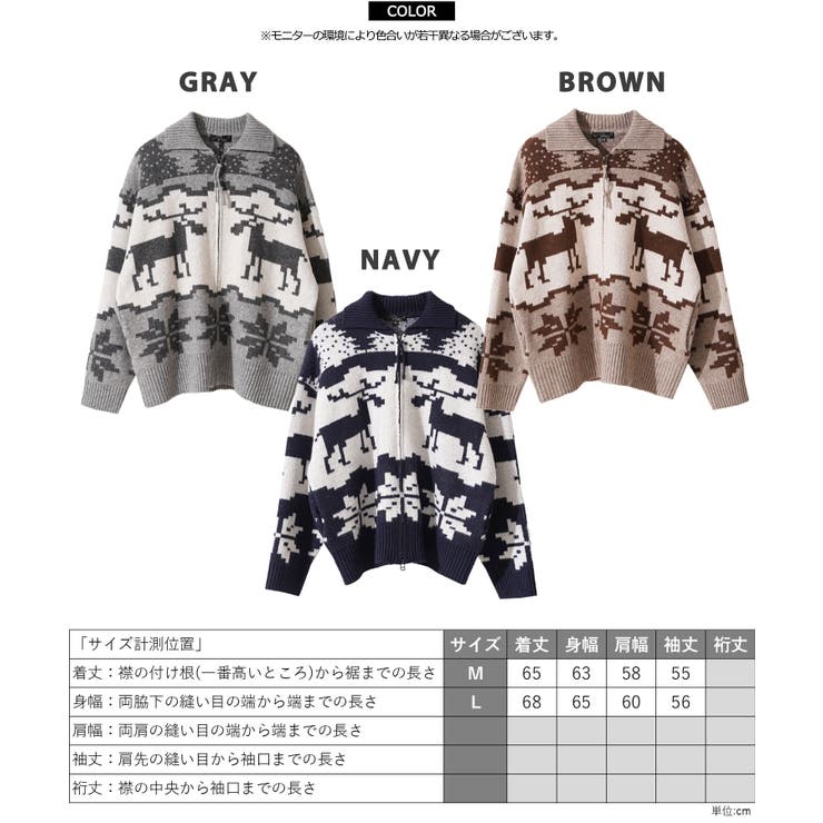 カウチン ニット ダブルジップ | ONE 4 PREMIUM | 詳細画像2 