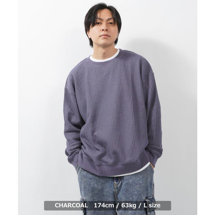 ワッフルニット メンズ ニット[品番：OCGW0002964]｜ONE 4