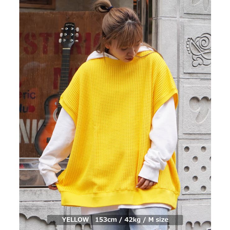 ニットベスト メンズ ワッフルニット[品番：OCGW0003027]｜ONE 4