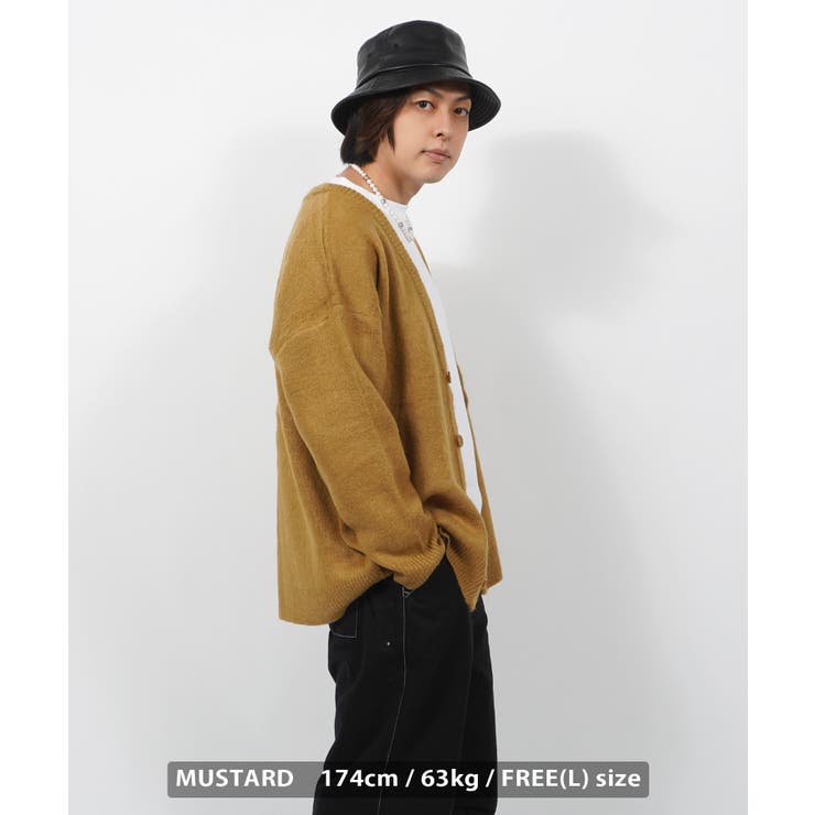 モヘア カーディガン メンズ | ONE 4 PREMIUM | 詳細画像8 