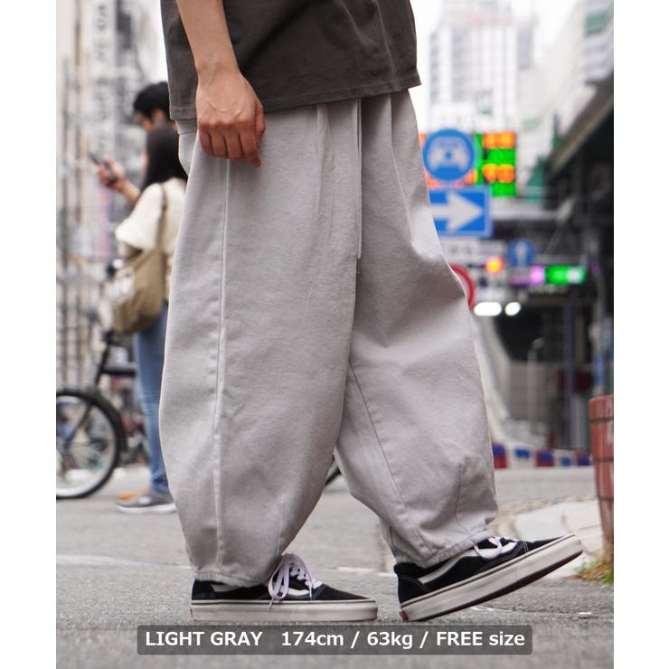 バルーンパンツ レディース ワイドパンツ[品番：OCGW0003114