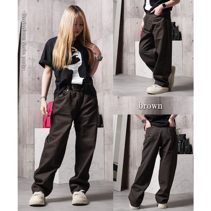 ヘリンボーン パンツ ストレート | ONE 4 PREMIUM | 詳細画像9 