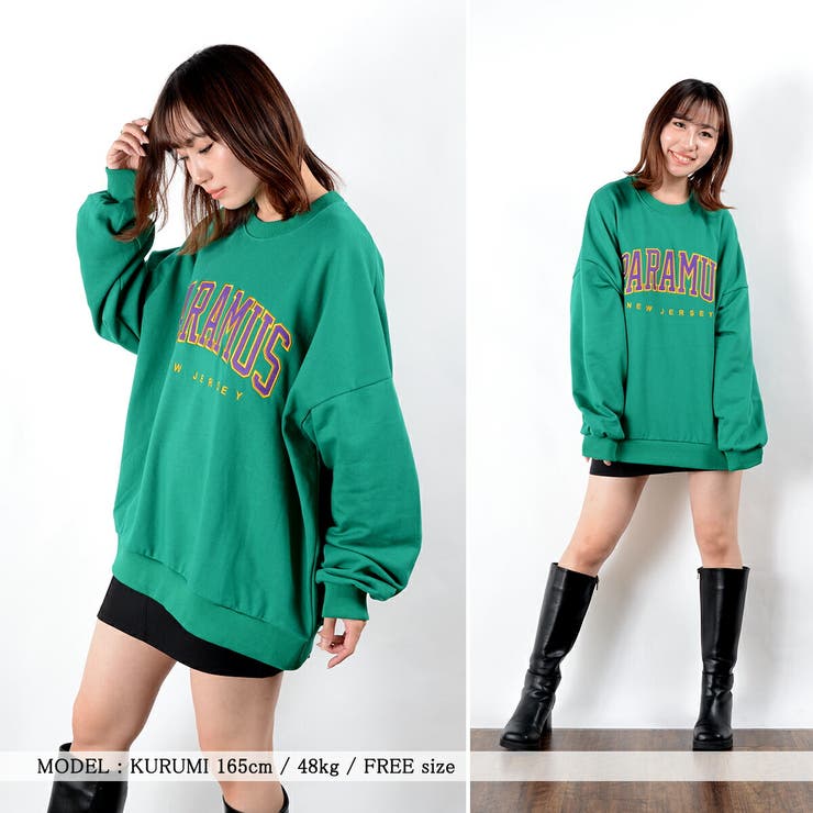 期間限定30％OFF! トレーナー レディース ビッグシルエット[品番：OCGW0001973 トップス