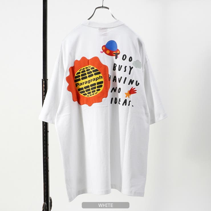 パラグラフ tシャツ 半袖[品番：OCGW0002538]｜ONE 4 PREMIUM（ワンフォープレミアム ）｜メンズ｜Shoplist 新品☆Paragraph パラグラフ  Tシャツ No,40 ホワイト