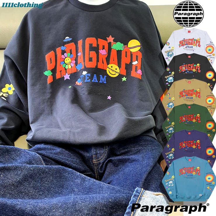 Paragraph トレーナー 黒 | ochge.org