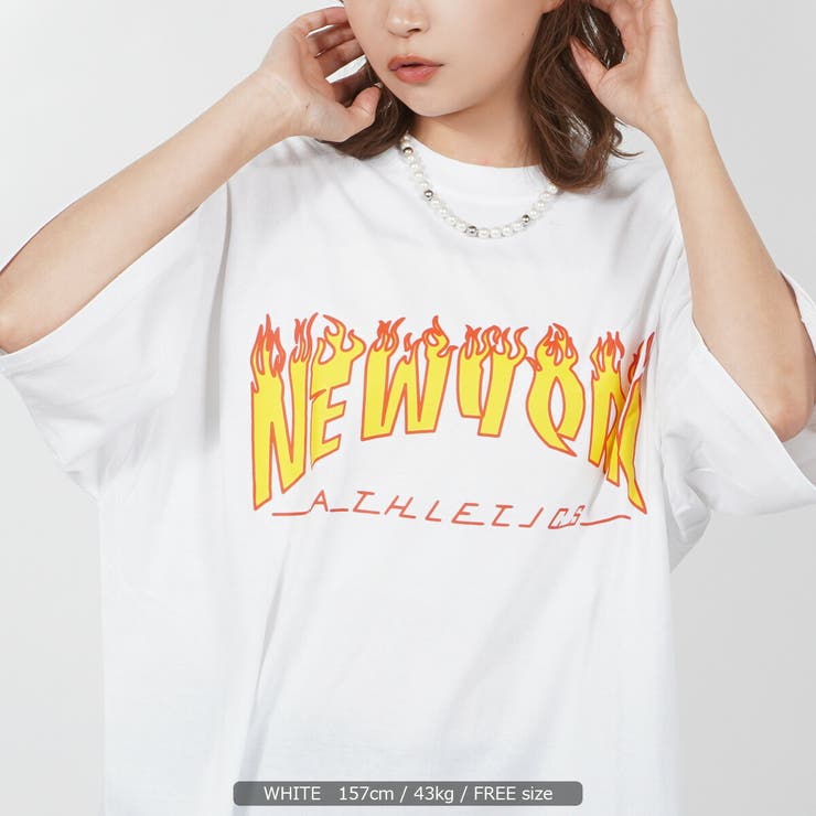 オーバーサイズ tシャツ レディース[品番：OCGW0002657]｜ONE 4