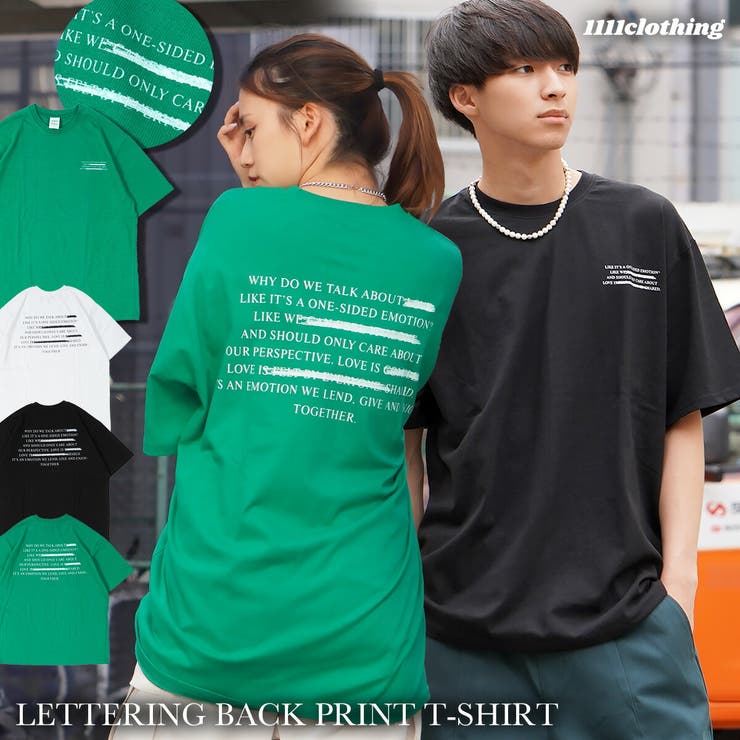 レタリング ビッグtシャツ メンズ[品番：OCGW0002664]｜ONE 4 PREMIUM
