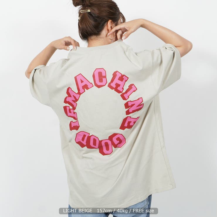 バックプリント tシャツ レディース[品番：OCGW0002711]｜ONE 4