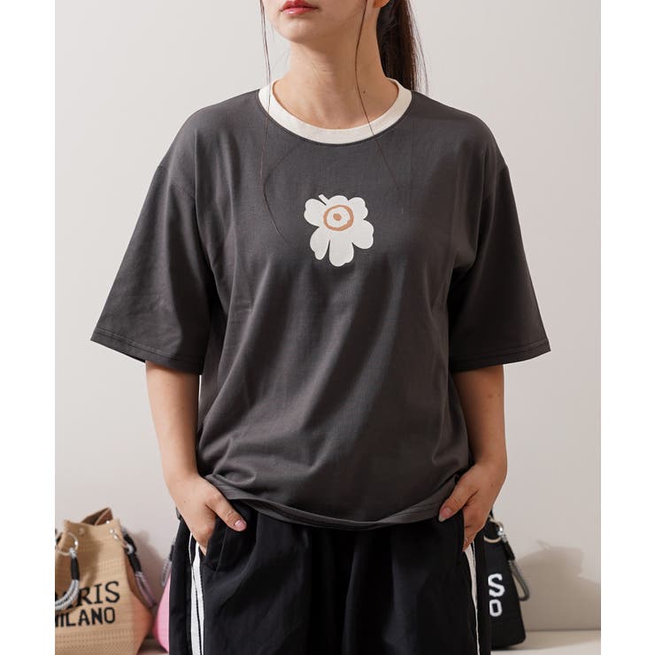 charcoal | Tシャツ レディース 半袖 | ONE 4 PREMIUM