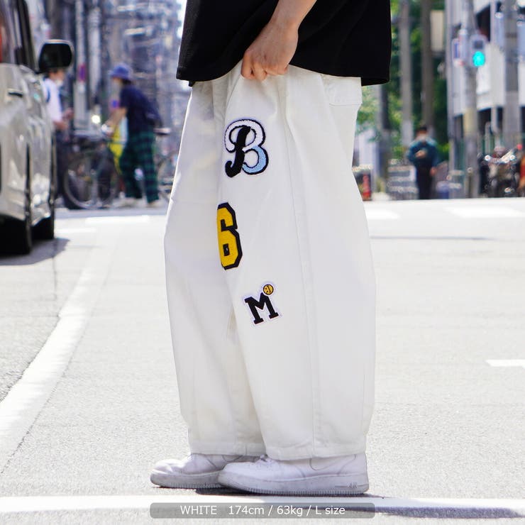 エンフォルド コットン バルーンパンツ ホワイト 変形 ワイド 38 バルーンパンツ レディース ワイドパンツ[品番：OCGW0002683