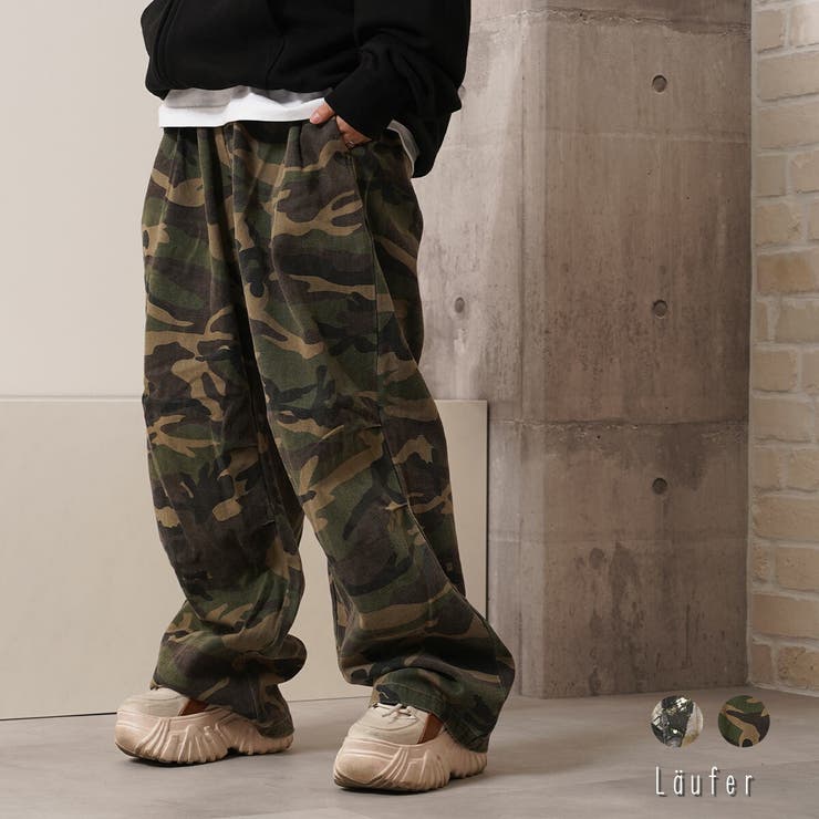 パラシュートパンツ メンズ 迷彩[品番：OCGW0004095]｜ONE 4