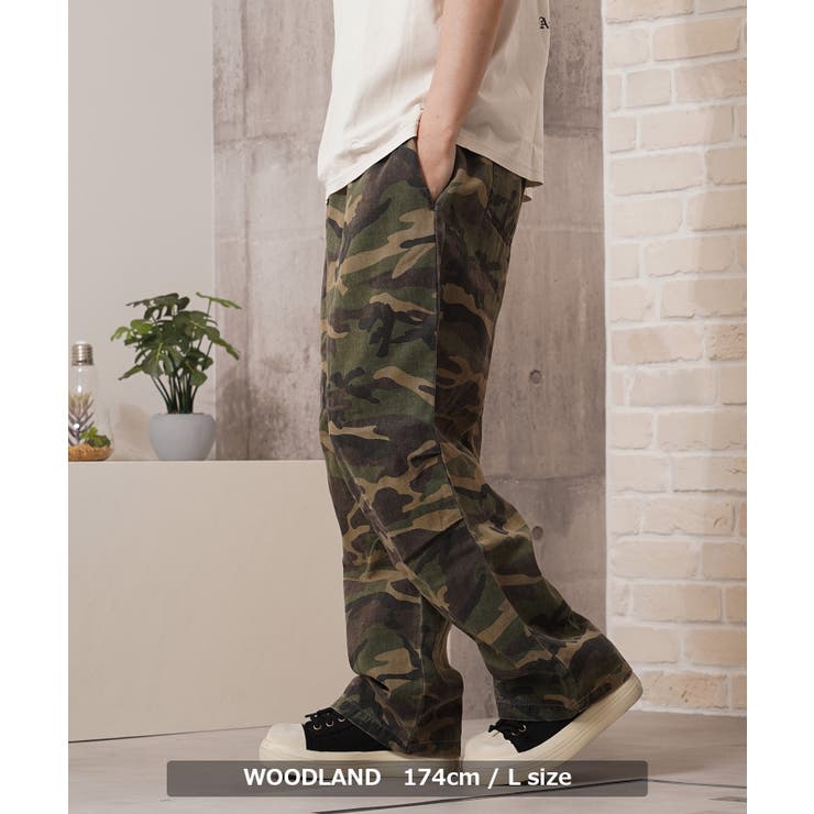 パラシュートパンツ 迷彩 パンツ[品番：OCGW0004082]｜ONE 4