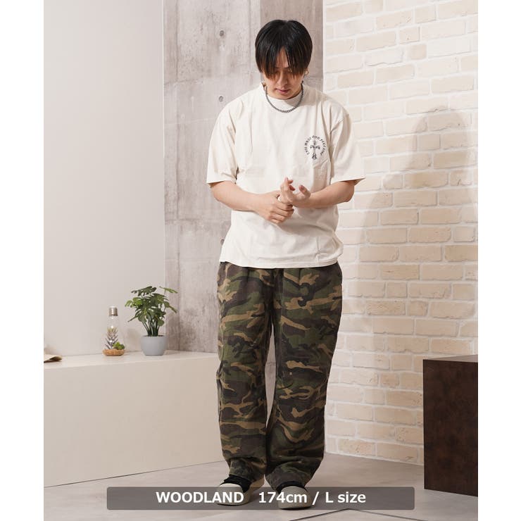 パラシュートパンツ 迷彩 パンツ[品番：OCGW0004082]｜ONE 4
