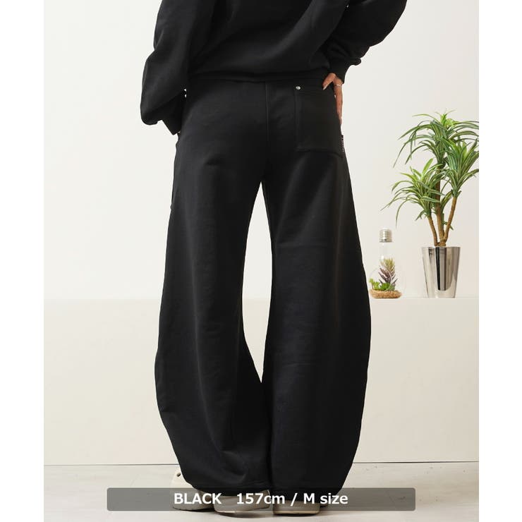 バレルスウェットパンツ メンズ バレルレッグ | ONE 4 PREMIUM | 詳細画像7 