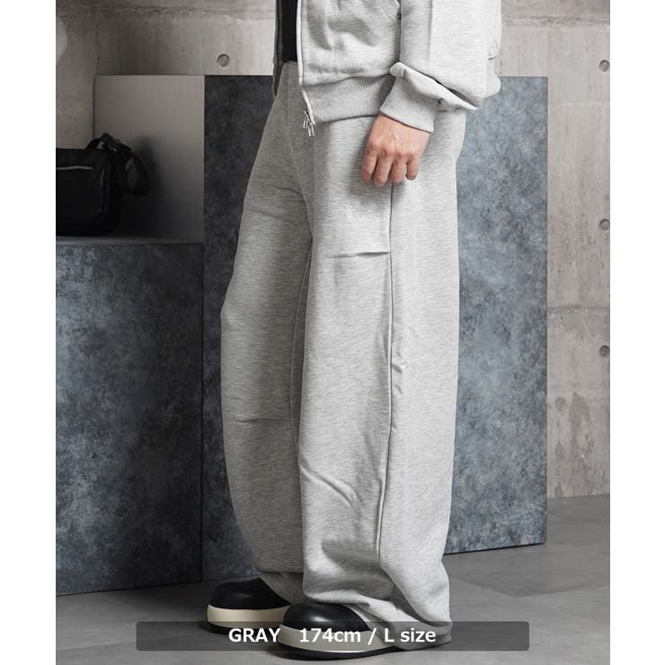 バレルスウェットパンツ メンズ バレルレッグ | ONE 4 PREMIUM | 詳細画像9 