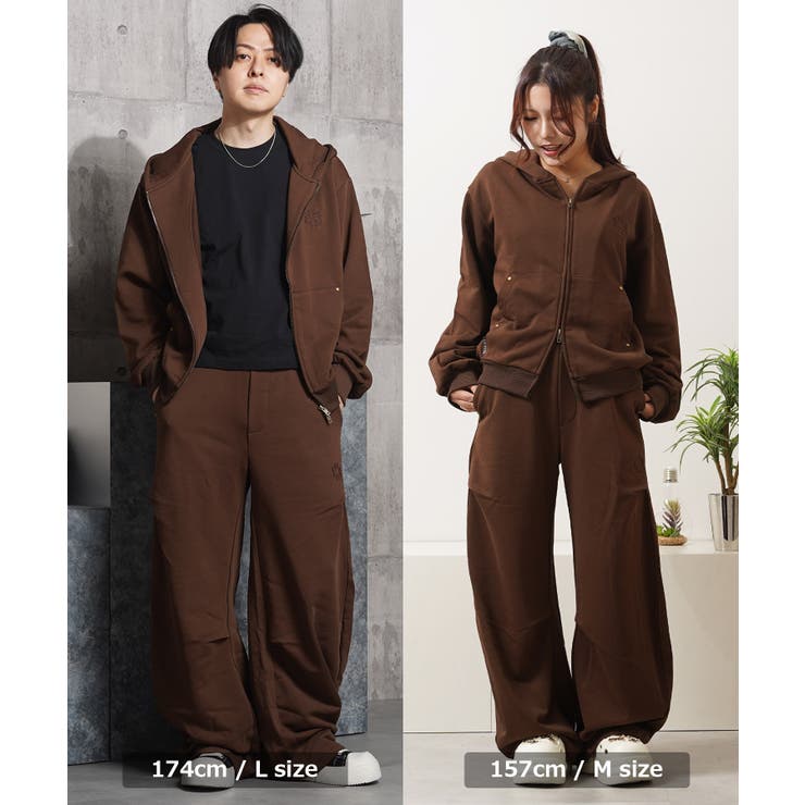 バレルスウェットパンツ メンズ バレルレッグ | ONE 4 PREMIUM | 詳細画像19 