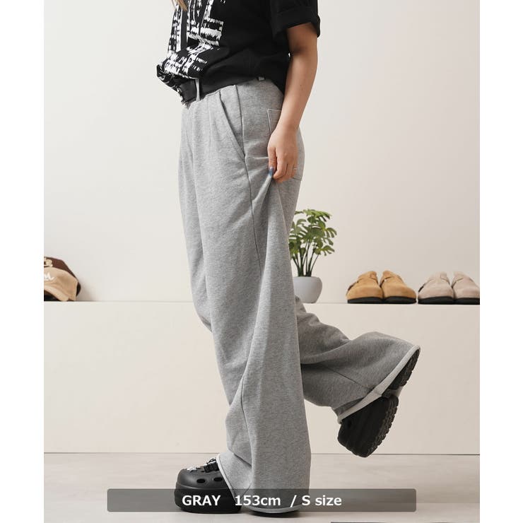 Laufer ワイドストレート スウェットパンツ | ONE 4 PREMIUM | 詳細画像9 