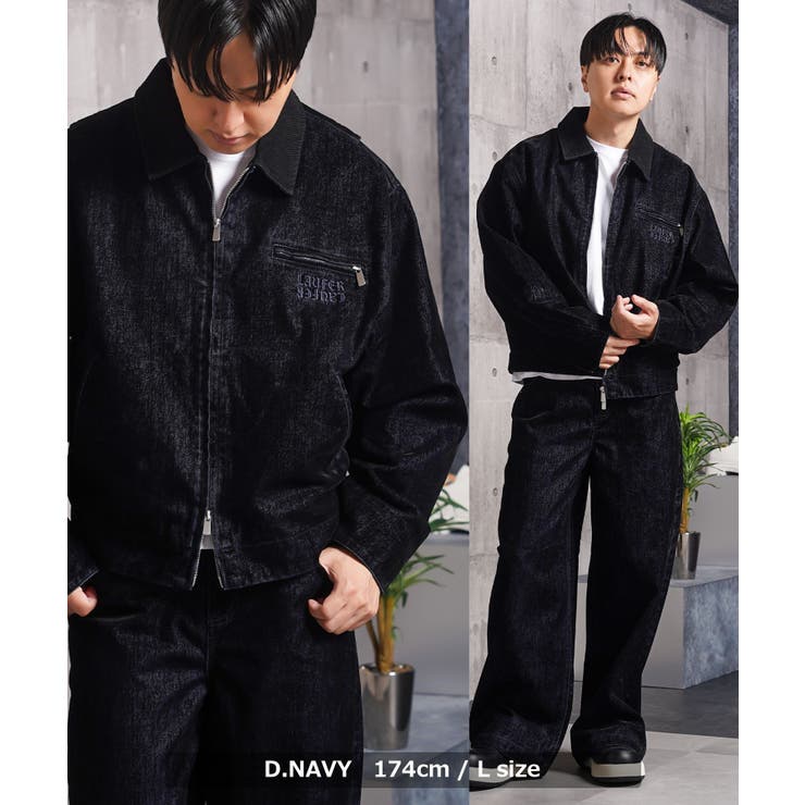 Laufer フロッキーデニム デトロイトジャケット | ONE 4 PREMIUM | 詳細画像8 