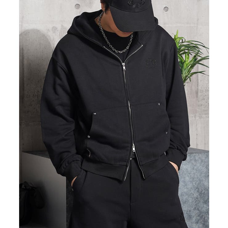 BLACK | パーカー メンズ レディース | ONE 4 PREMIUM