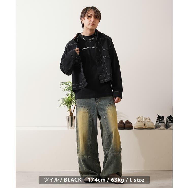 ショート丈 カバーオール メンズ | ONE 4 PREMIUM | 詳細画像17 