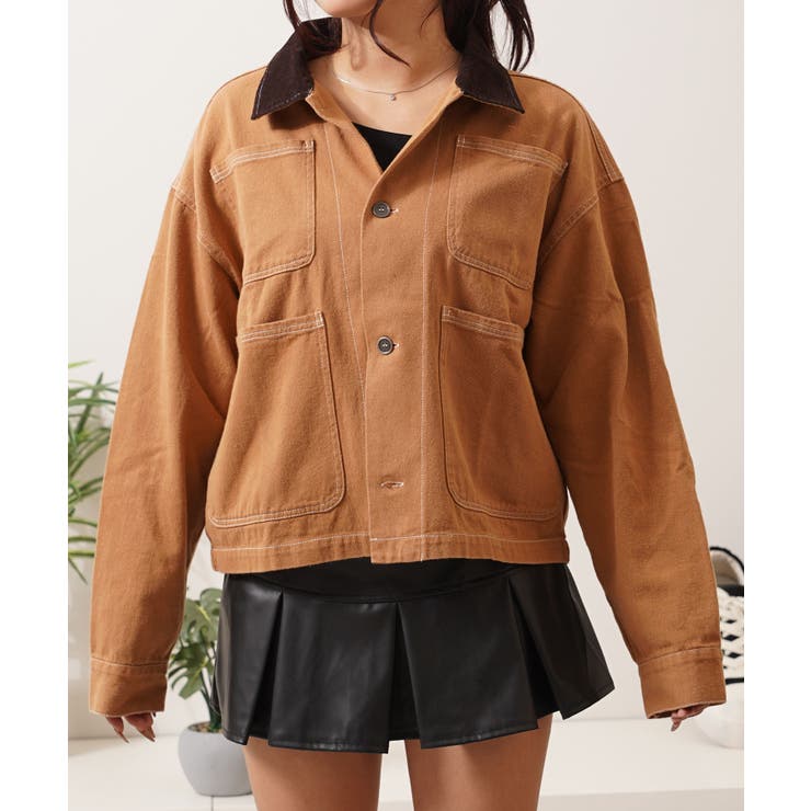 ツイル/BEIGE | ショート丈 カバーオール メンズ | ONE 4 PREMIUM