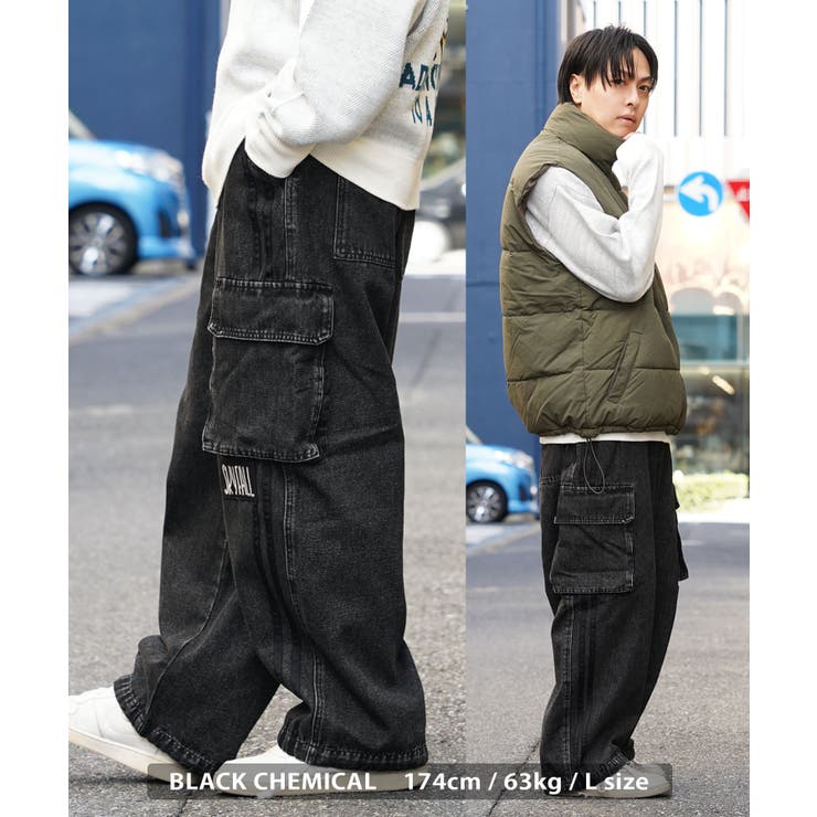 ◇バルーンカーゴ ラインパンツ◇ オーバーサイズ[品番：OCGW0003446]｜ONE 4 PREMIUM（ワンフォープレミアム  ）のメンズファッション通販｜SHOPLIST（ショップリスト）