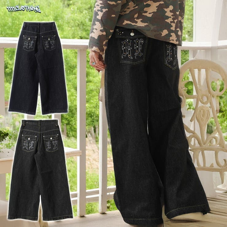 リジッドデニム メンズ バギーパンツ | ONE 4 PREMIUM | 詳細画像1 