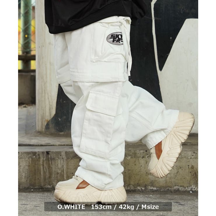 【美品】 ◇2way ワイドパンツ[品番 ワイドバギーカーゴパンツ◇ パンツ