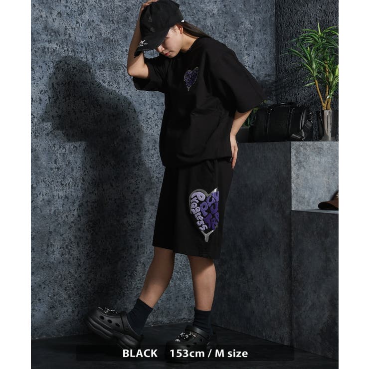 ミニ裏毛 ハート サガラ刺繍 | ONE 4 PREMIUM | 詳細画像9 