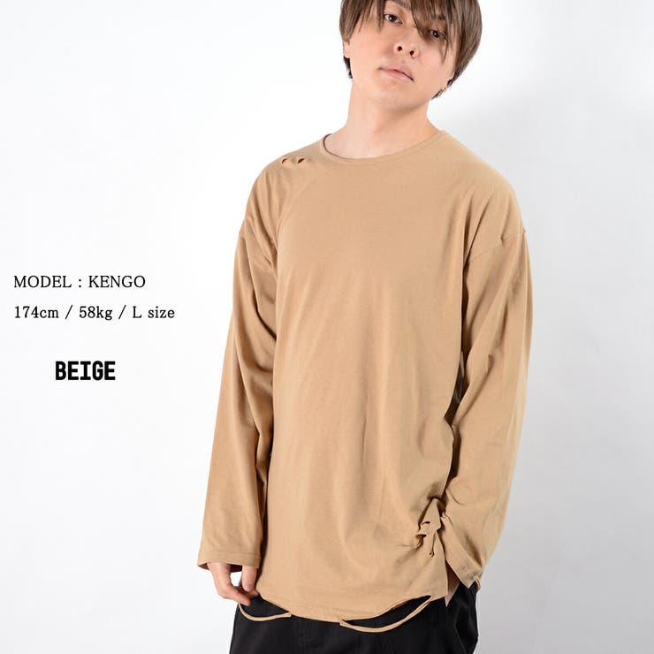 ダメージ ロング丈 長袖tシャツ 品番 Ocgw One 4 Premium ワンフォープレミアム のメンズ ファッション通販 Shoplist ショップリスト
