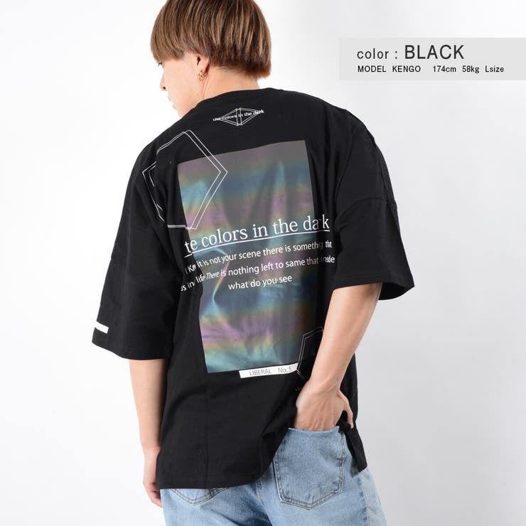 ◇リフレクタープリント ドルマン Tシャツ◇[品番：OCGW0002152]｜ONE