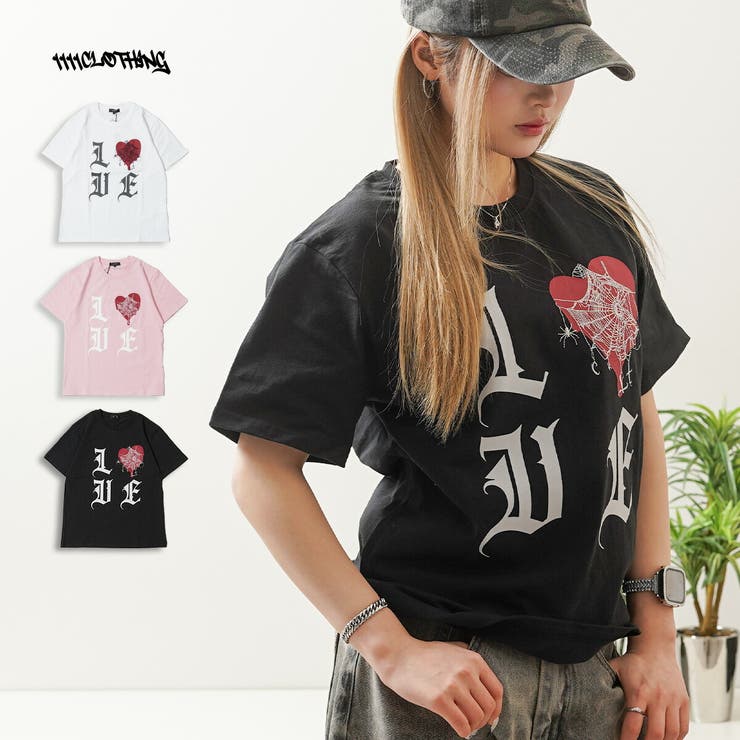 ハート スパイダー Tシャツ | ONE 4 PREMIUM | 詳細画像1 