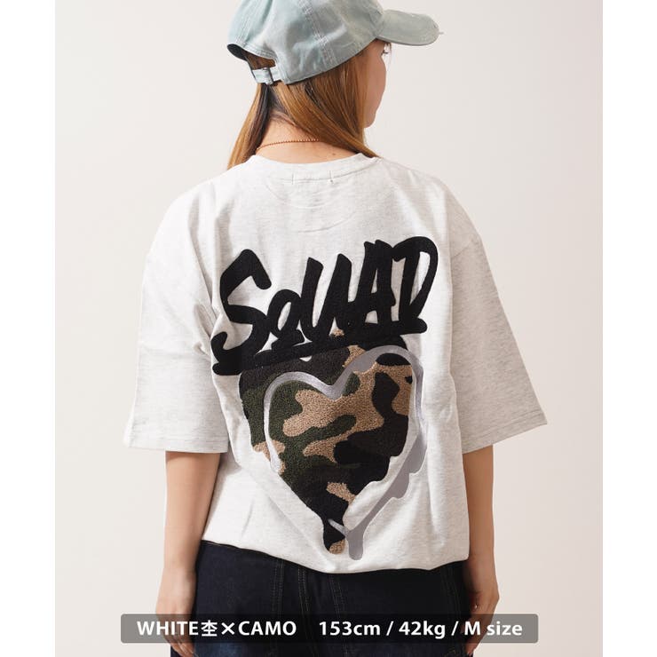 ハート サガラ刺繍 スウェットTシャツ | ONE 4 PREMIUM | 詳細画像10 