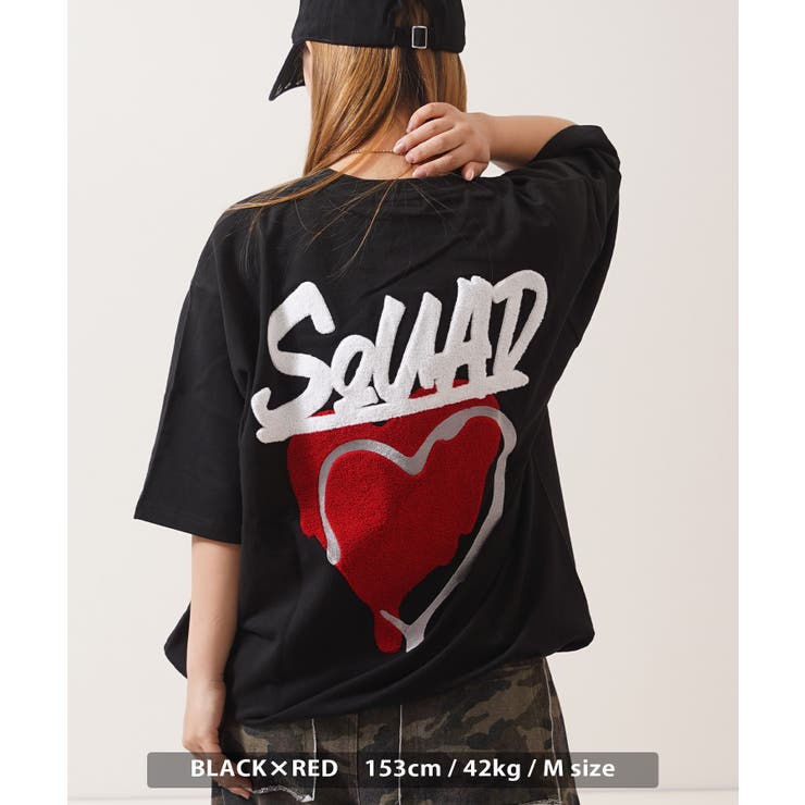 ハート サガラ刺繍 スウェットTシャツ | ONE 4 PREMIUM | 詳細画像14 