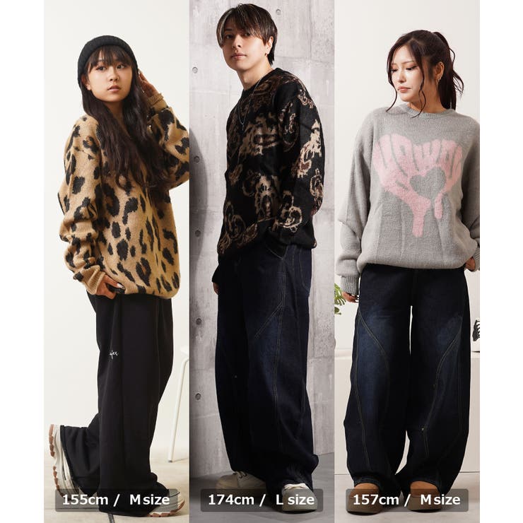 モヘアライク 総柄 クルーネックニット | ONE 4 PREMIUM | 詳細画像18 