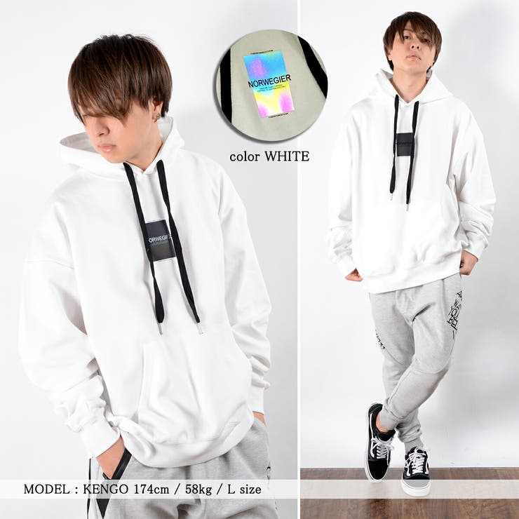 ビッグシルエット パーカー メンズ[品番：OCGW0001924]｜ONE 4 PREMIUM