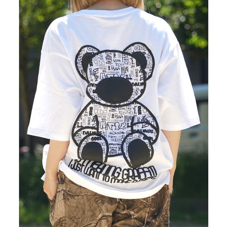 ◇グラフィティベア Tシャツ◇ オーバーサイズ[品番：OCGW0003699]｜ONE 4 PREMIUM（ワンフォープレミアム  ）のメンズファッション通販｜SHOPLIST（ショップリスト）