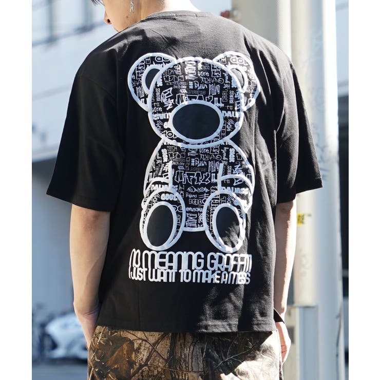 ◇グラフィティベア Tシャツ◇ オーバーサイズ[品番：OCGW0003699]｜ONE 4 PREMIUM（ワンフォープレミアム  ）のメンズファッション通販｜SHOPLIST（ショップリスト）