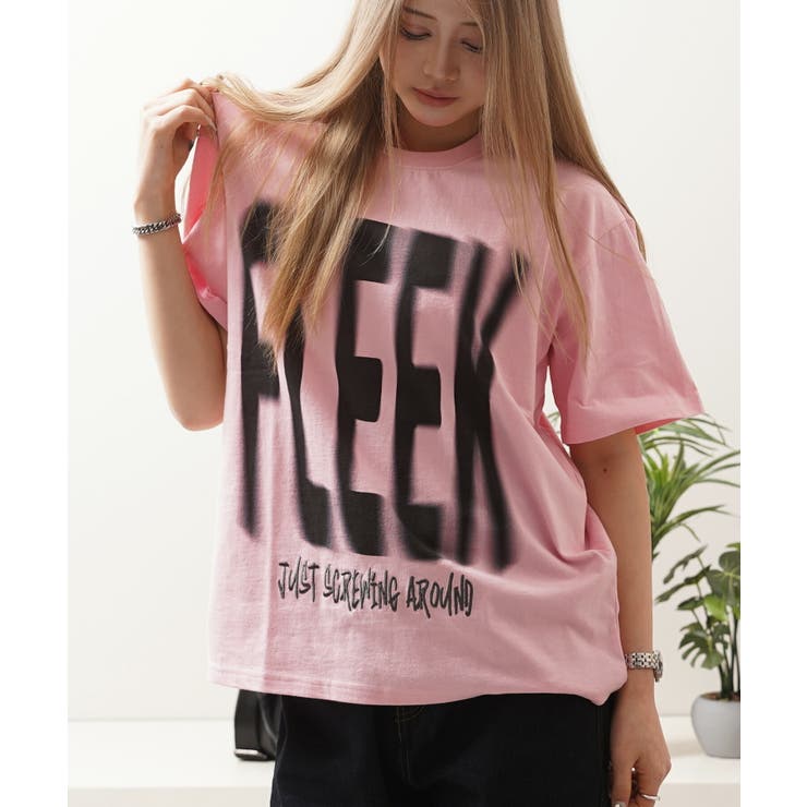 PINK | ぼかし ロゴ プリント | ONE 4 PREMIUM