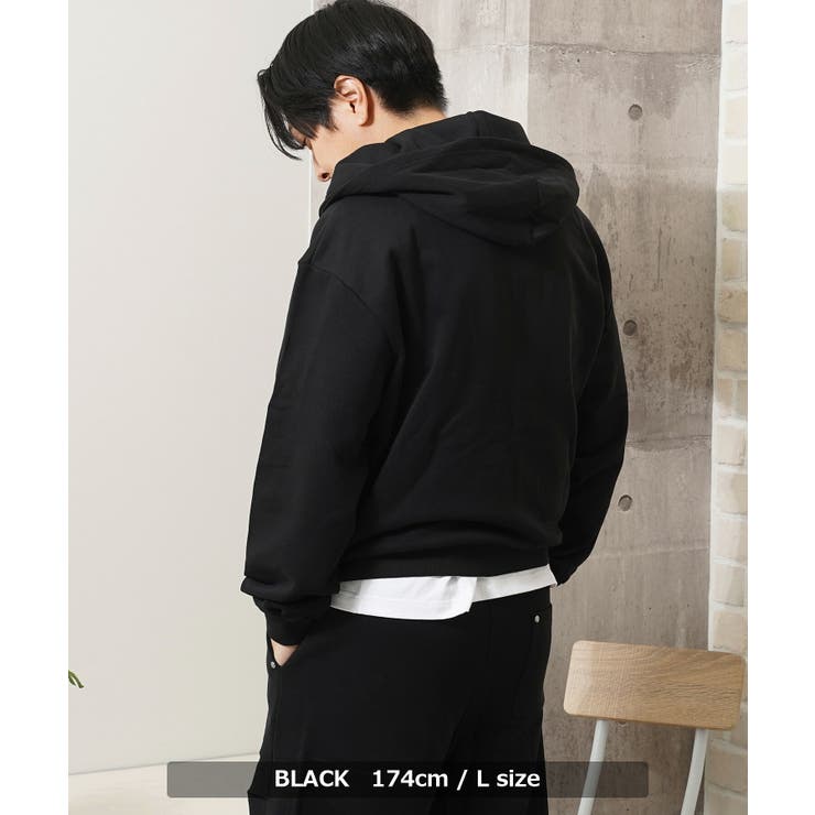 スタッズ ダブルジップパーカー メンズ | ONE 4 PREMIUM | 詳細画像6 