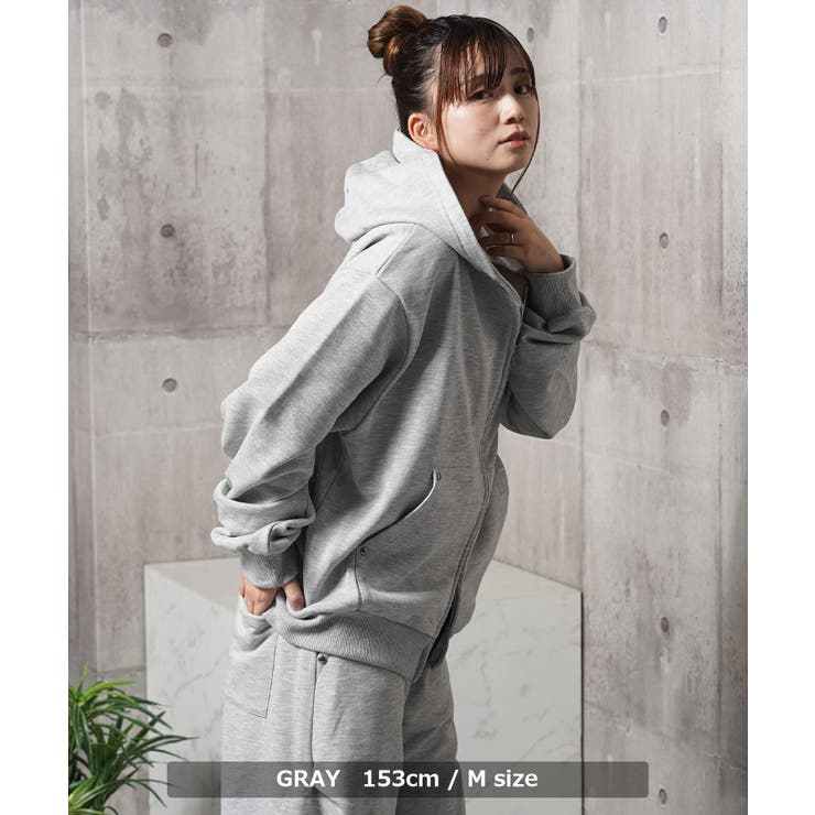 スタッズ ダブルジップパーカー メンズ | ONE 4 PREMIUM | 詳細画像10 