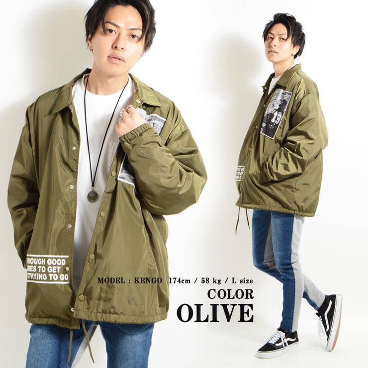 コーチジャケット ビッグ フォト[品番：OCGW0000670]｜ONE 4