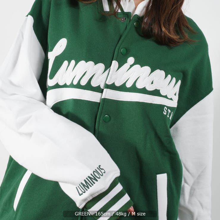 アップリケ ロゴ刺繍 スウェットスタジャン 品番 Ocgw One 4 Premium ワンフォープレミアム のメンズ ファッション通販 Shoplist ショップリスト