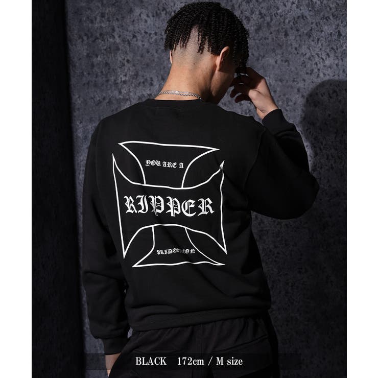 クロス スウェット メンズ | ONE 4 PREMIUM | 詳細画像14 